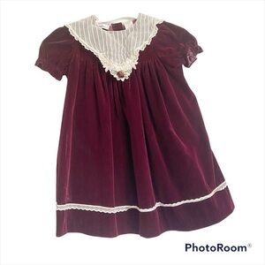 Girls Vintage Victorian style Smocked Dress